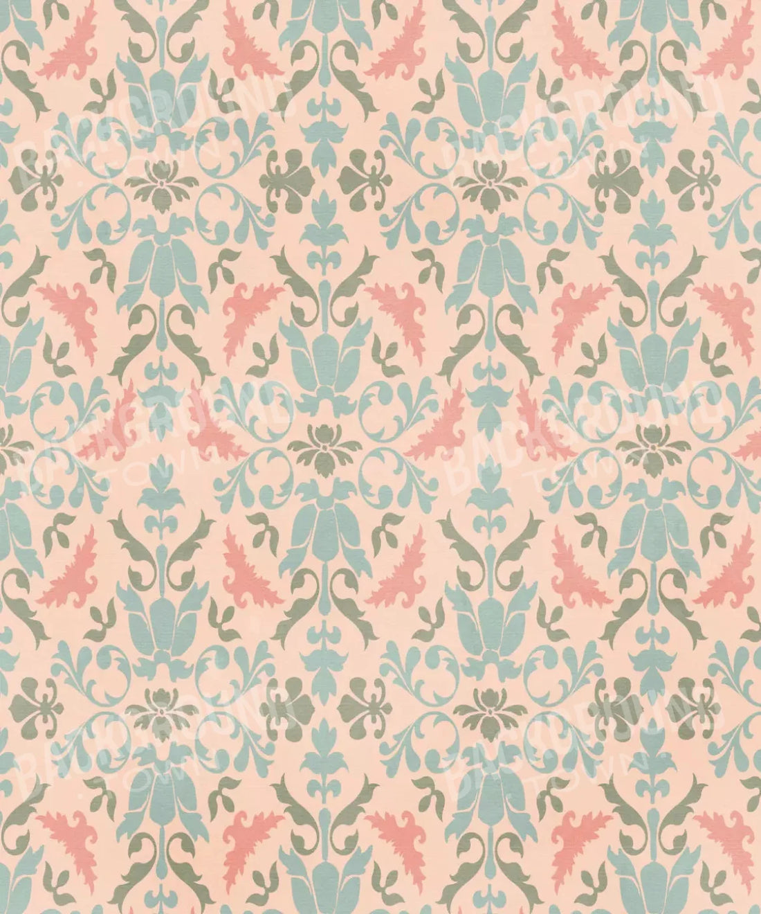 Pink Damask Backdrop for Photography