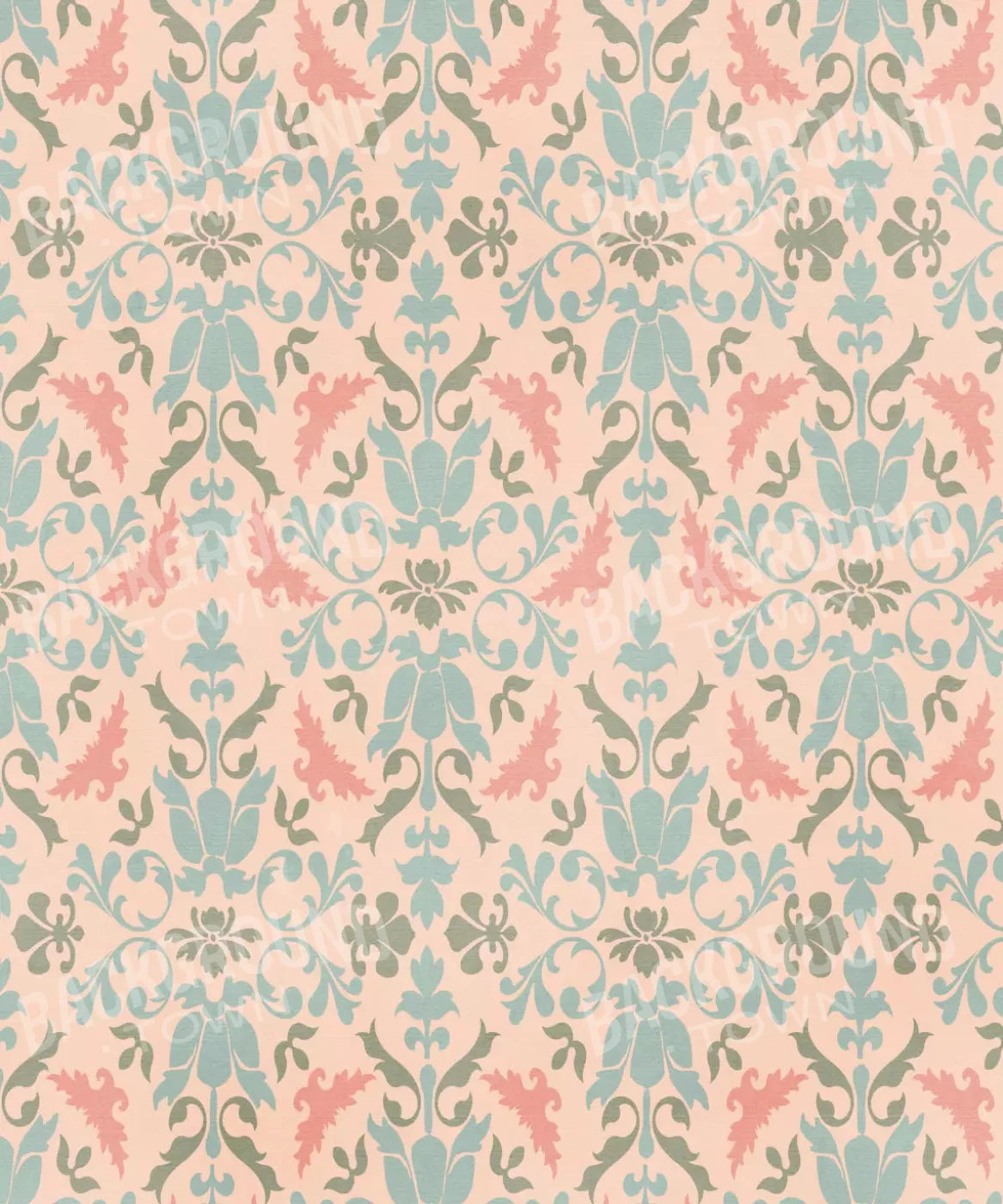 Pink Damask Backdrop for Photography