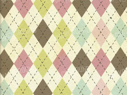 Stitched Diamonds 10X8 Fleece ( 120 X 96 Inch ) Backdrop