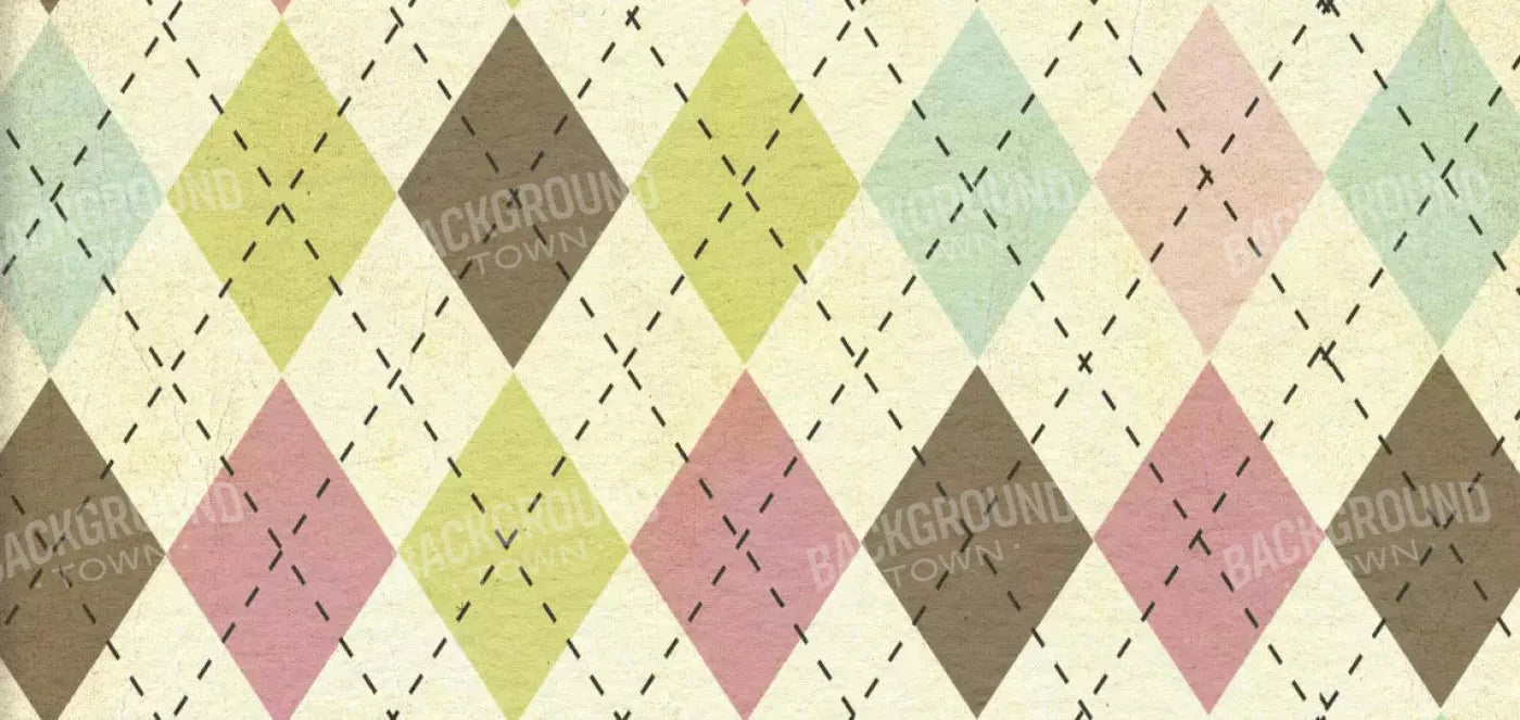 Stitched Diamonds 16X8 Ultracloth ( 192 X 96 Inch ) Backdrop