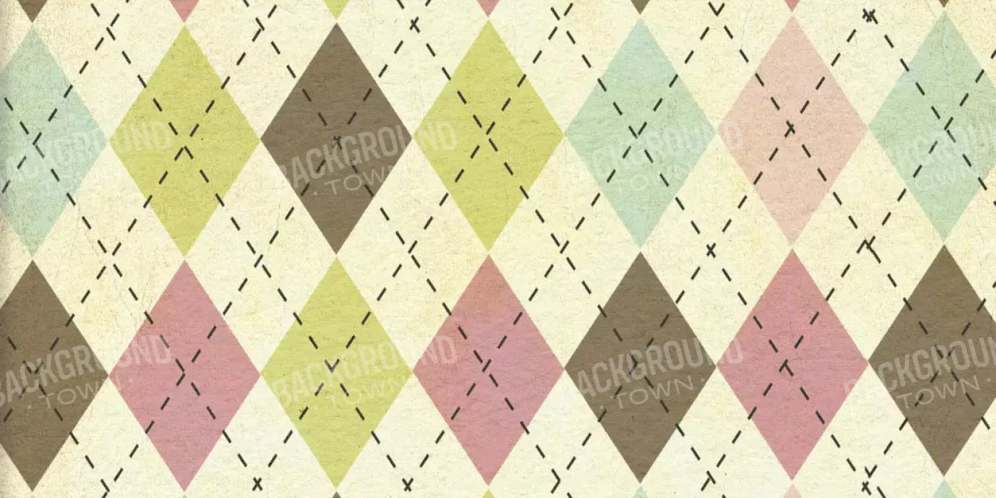 Stitched Diamonds 20X10 Ultracloth ( 240 X 120 Inch ) Backdrop