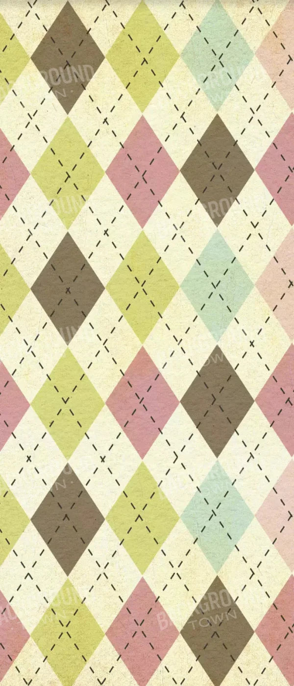 Stitched Diamonds 5X12 Ultracloth For Westcott X-Drop ( 60 X 144 Inch ) Backdrop