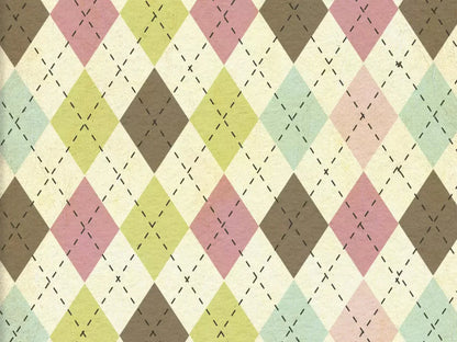 Stitched Diamonds 68X5 Fleece ( 80 X 60 Inch ) Backdrop