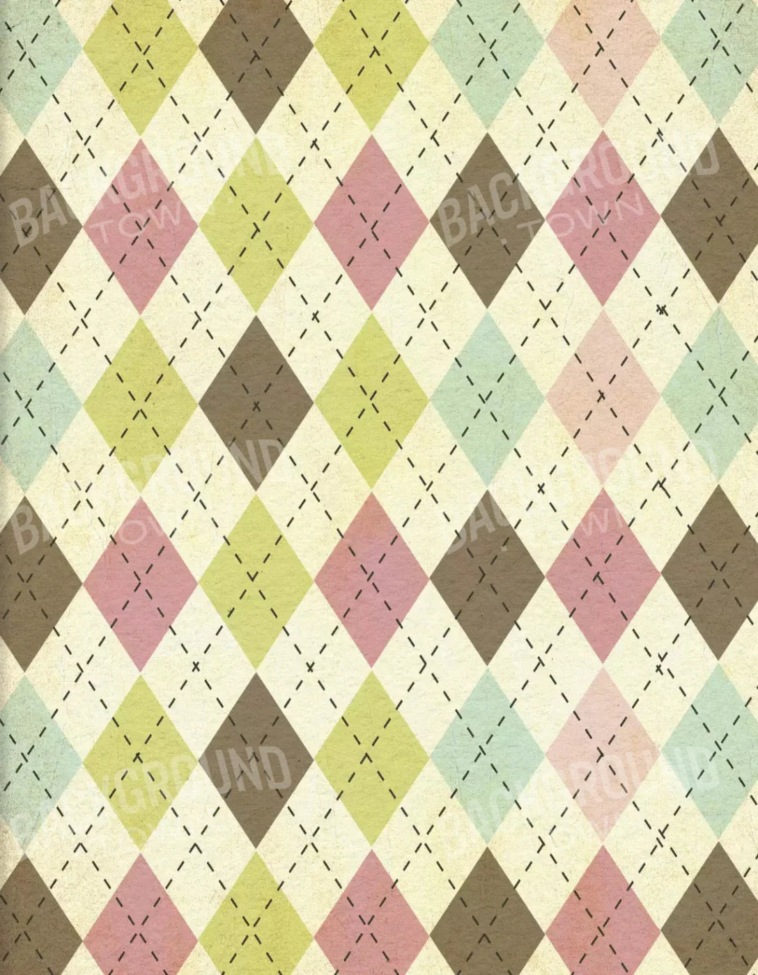 Stitched Diamonds 6X8 Fleece ( 72 X 96 Inch ) Backdrop