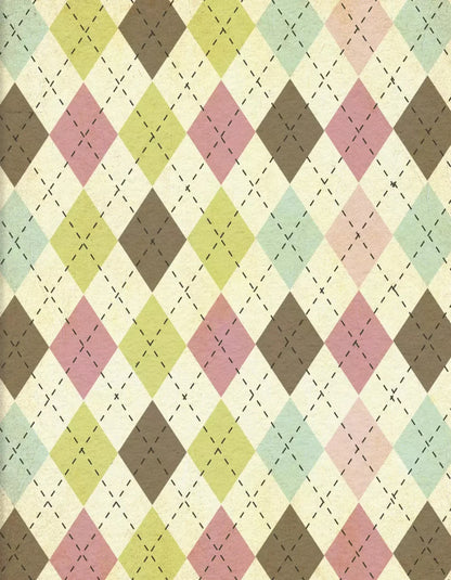 Stitched Diamonds 6X8 Fleece ( 72 X 96 Inch ) Backdrop