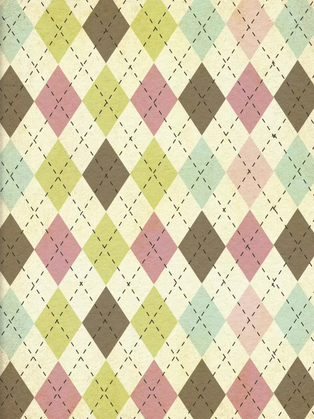 Stitched Diamonds 8X10 Fleece ( 96 X 120 Inch ) Backdrop