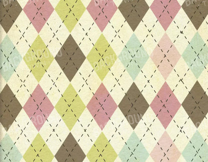 Stitched Diamonds 8X6 Fleece ( 96 X 72 Inch ) Backdrop