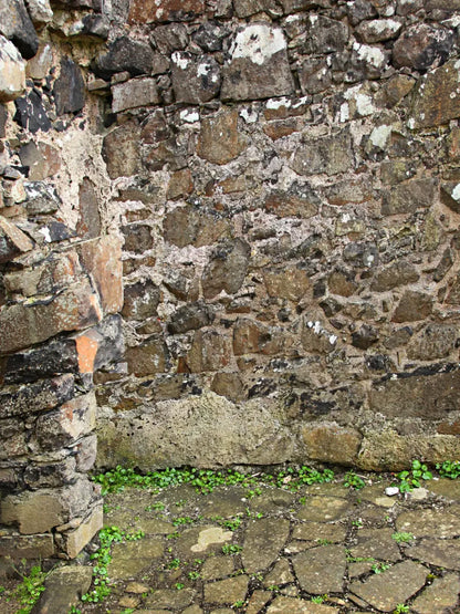 Stone Corner 8X10 Fleece ( 96 X 120 Inch ) Backdrop
