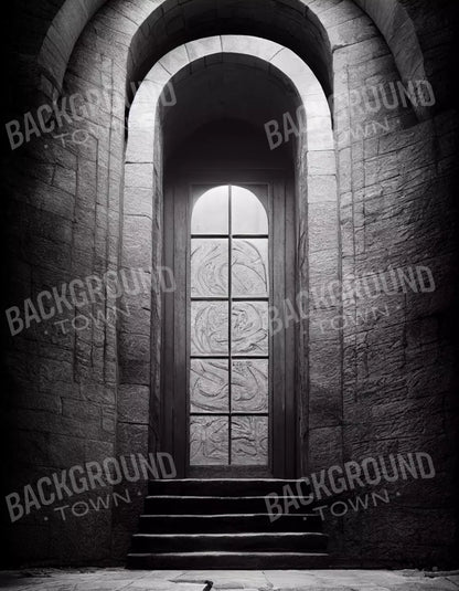 Stone Door 6X8 Fleece ( 72 X 96 Inch ) Backdrop
