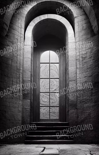 Stone Door 8X12 Ultracloth ( 96 X 144 Inch ) Backdrop