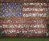 American Flag painted on stone wall Backdrop for Photography