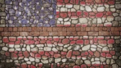 Stone Flag Wall 14X8 Ultracloth ( 168 X 96 Inch ) Backdrop