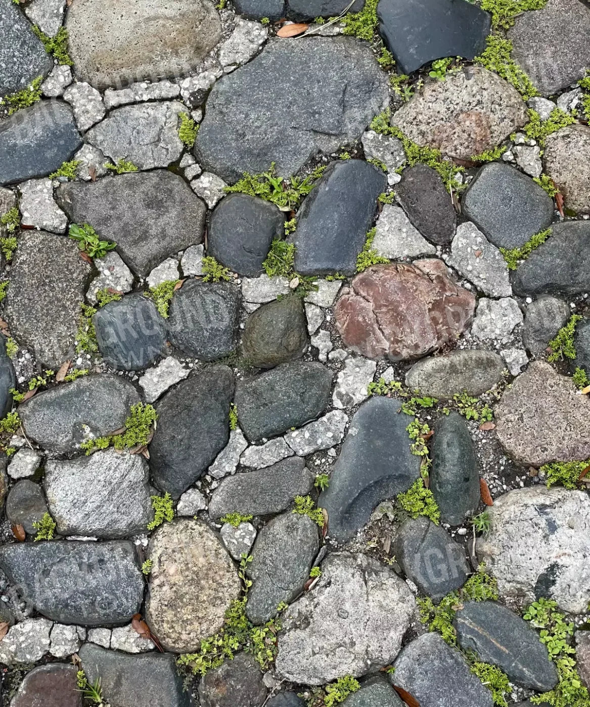 Gray Brick and Stone Backdrop for Photography