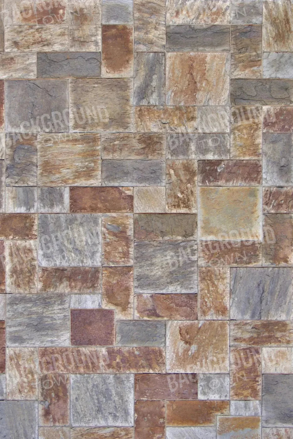 Stone Road Rubbermat Floor 4X5 ( 48 X 60 Inch )