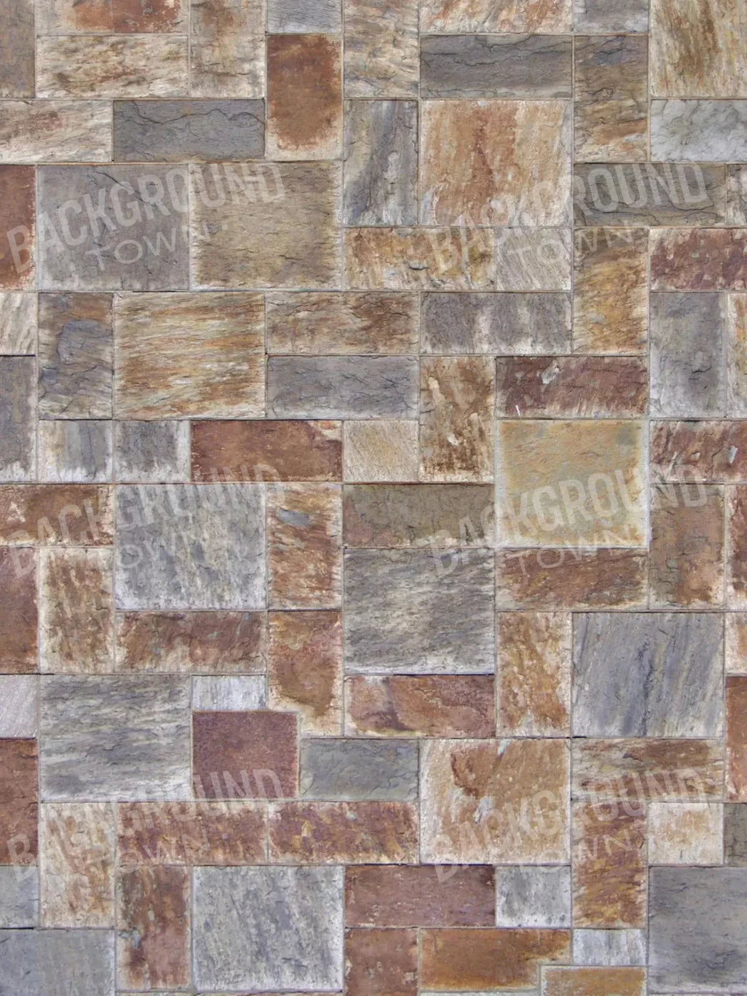 Stone Road Rubbermat Floor 5X7 ( 60 X 84 Inch )