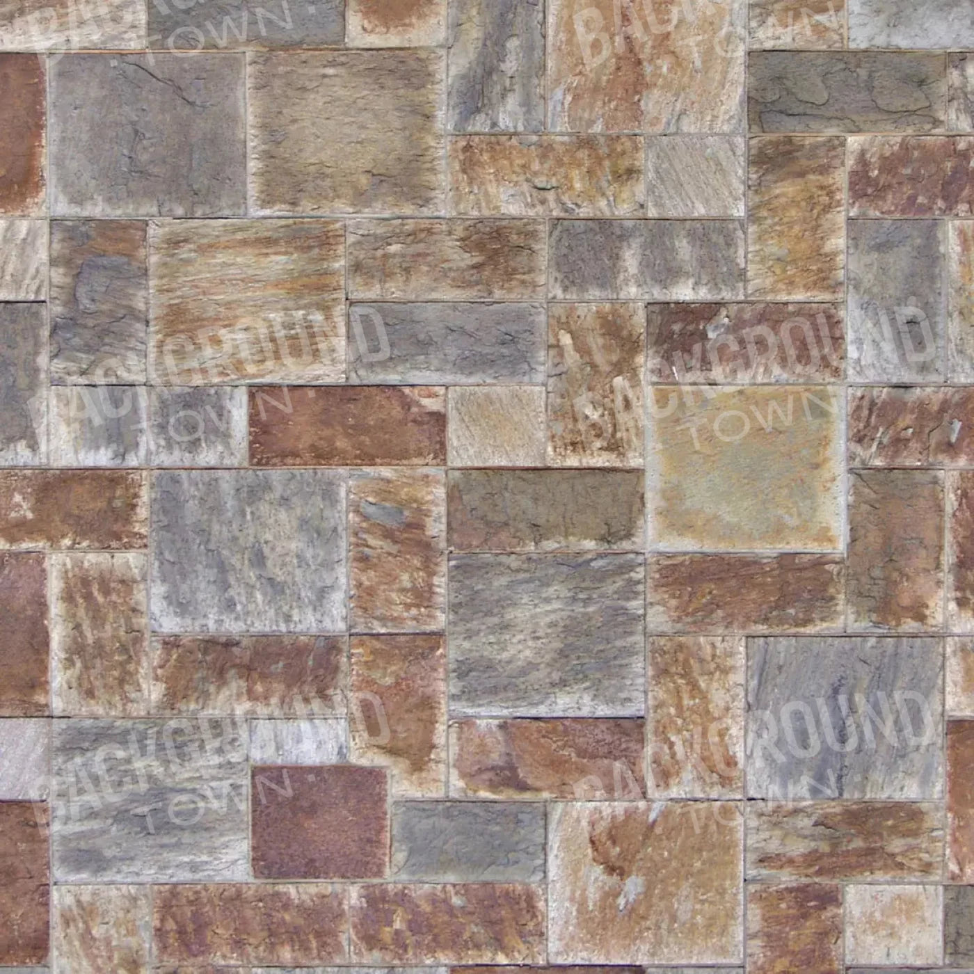 Stone Road Rubbermat Floor 8X8 ( 96 X Inch )