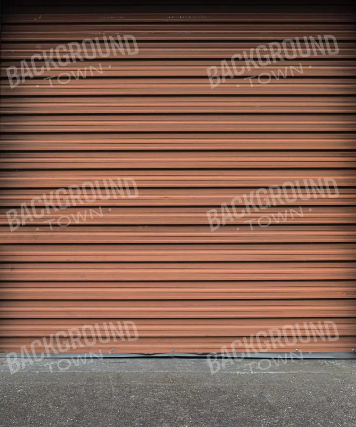 Orange Steel and Metal Backdrop for Photography