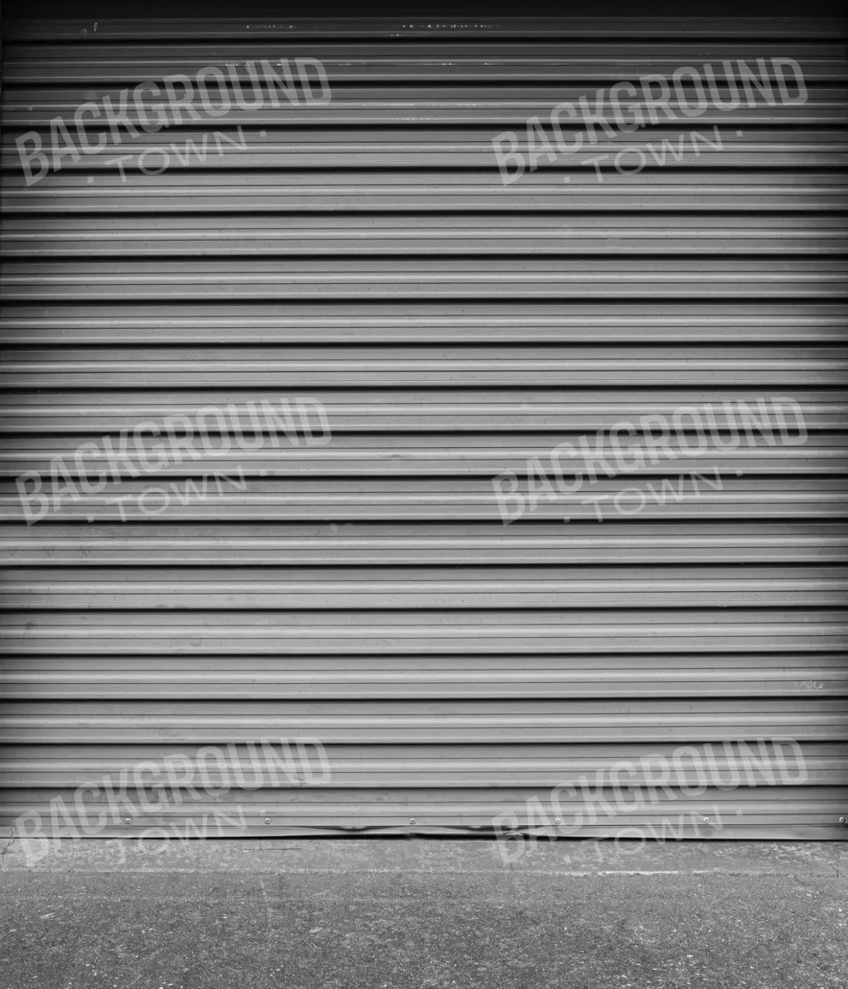 Storage Door Bw 10X12 Ultracloth ( 120 X 144 Inch ) Backdrop