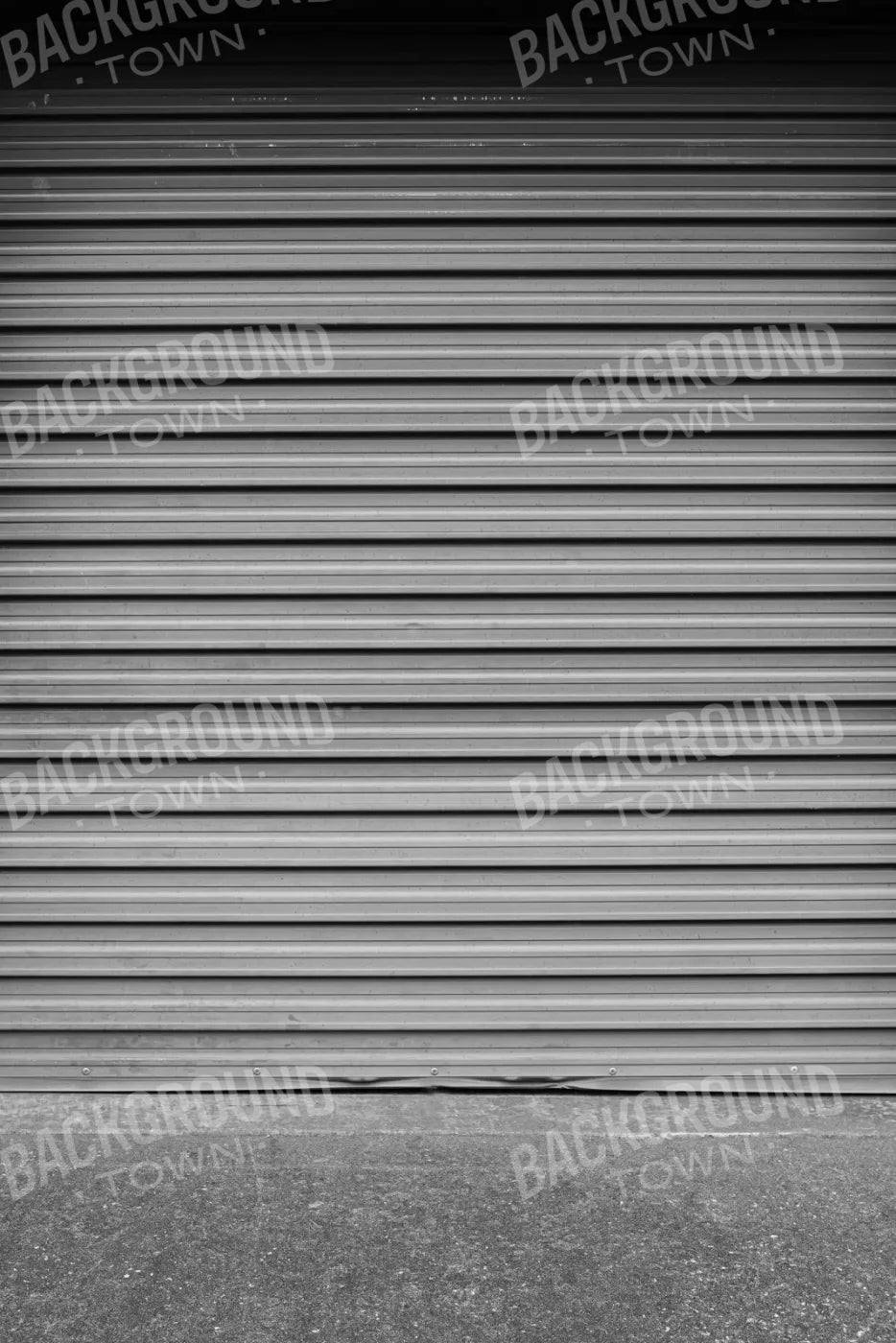 Storage Door Bw 5X8 Ultracloth ( 60 X 96 Inch ) Backdrop