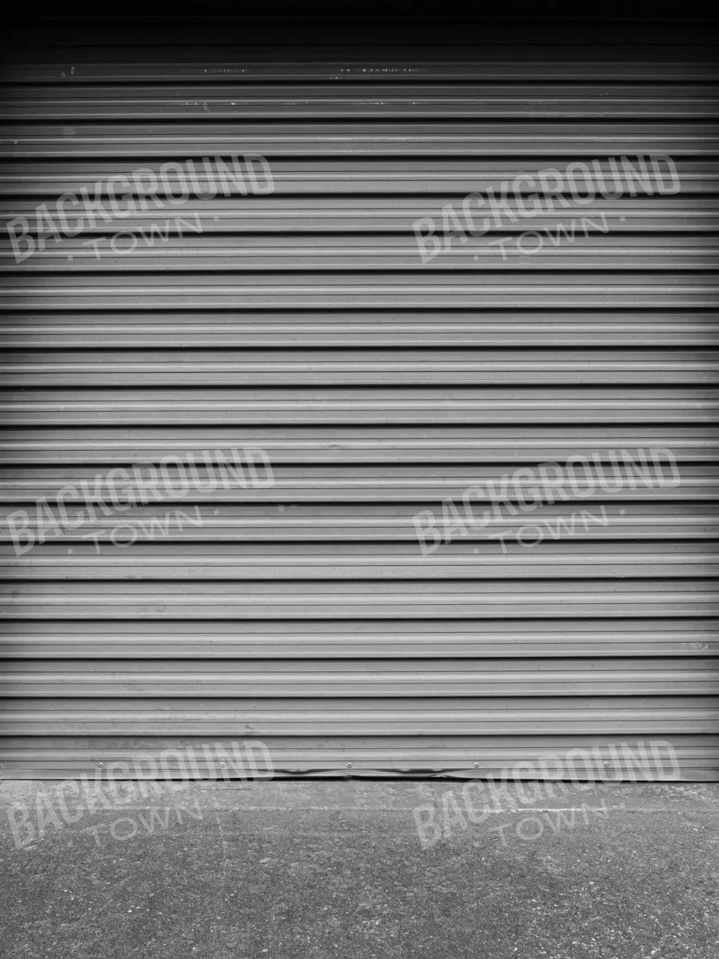 Storage Door Bw 8X10 Fleece ( 96 X 120 Inch ) Backdrop