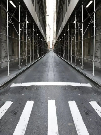 Street Life 8X10 Fleece ( 96 X 120 Inch ) Backdrop