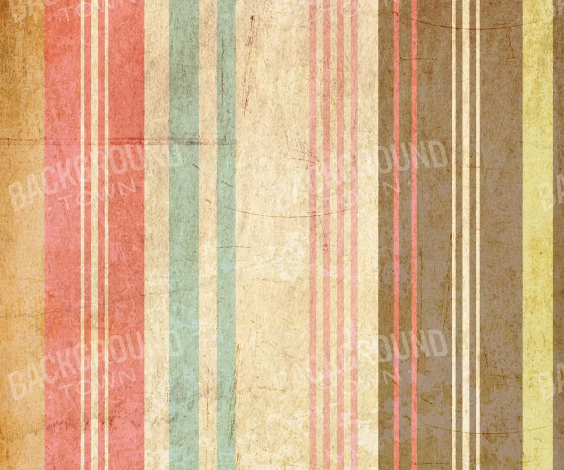 Striped Sorbet 5X42 Fleece ( 60 X 50 Inch ) Backdrop
