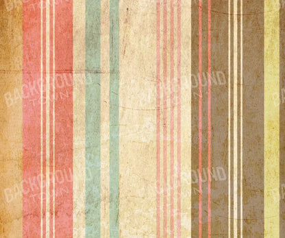 Striped Sorbet 5X42 Fleece ( 60 X 50 Inch ) Backdrop