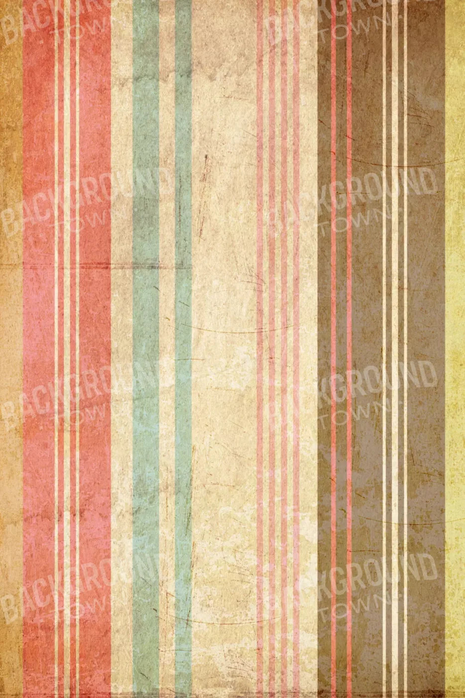 Striped Sorbet 5X8 Ultracloth ( 60 X 96 Inch ) Backdrop
