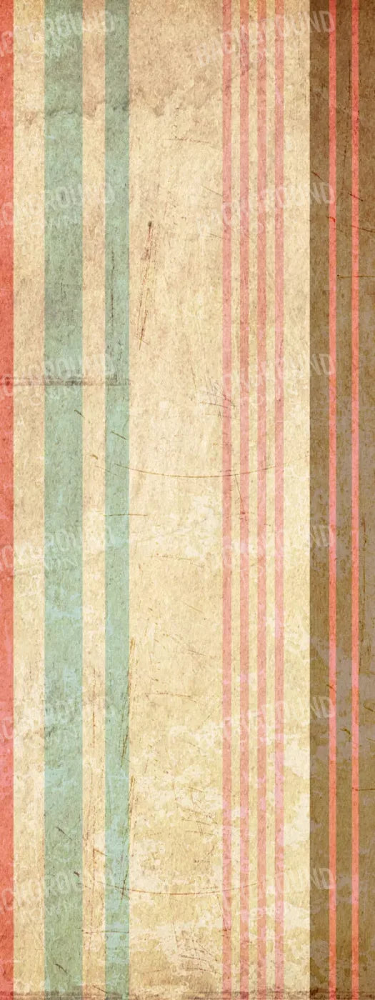 Striped Sorbet 8X20 Ultracloth ( 96 X 240 Inch ) Backdrop