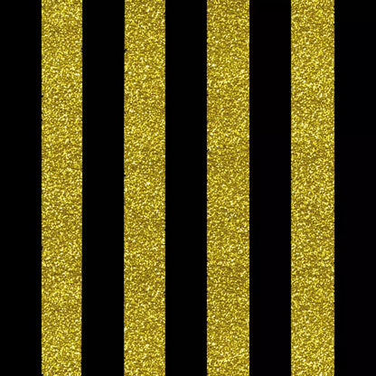 Stripes Black Gold Backdrop