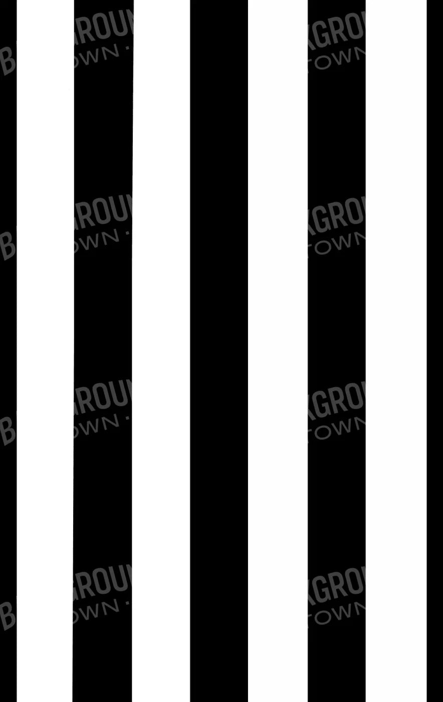 Stripes Bold Black 10X16 Ultracloth ( 120 X 192 Inch ) Backdrop