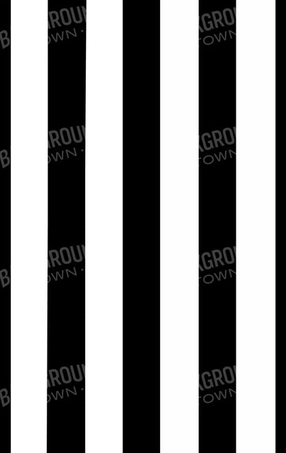 Stripes Bold Black 10X16 Ultracloth ( 120 X 192 Inch ) Backdrop