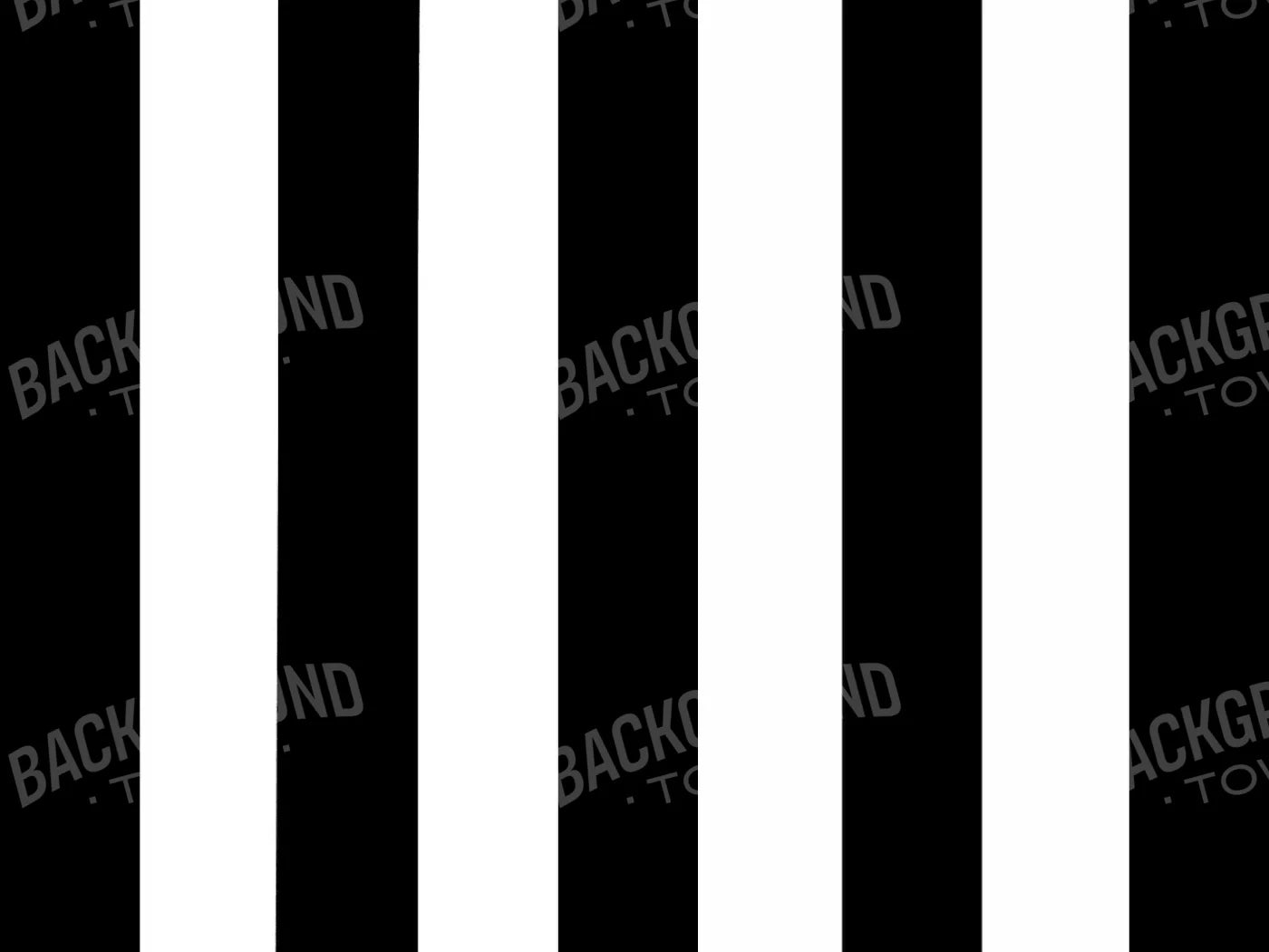 Stripes Bold Black 10X8 Fleece ( 120 X 96 Inch ) Backdrop