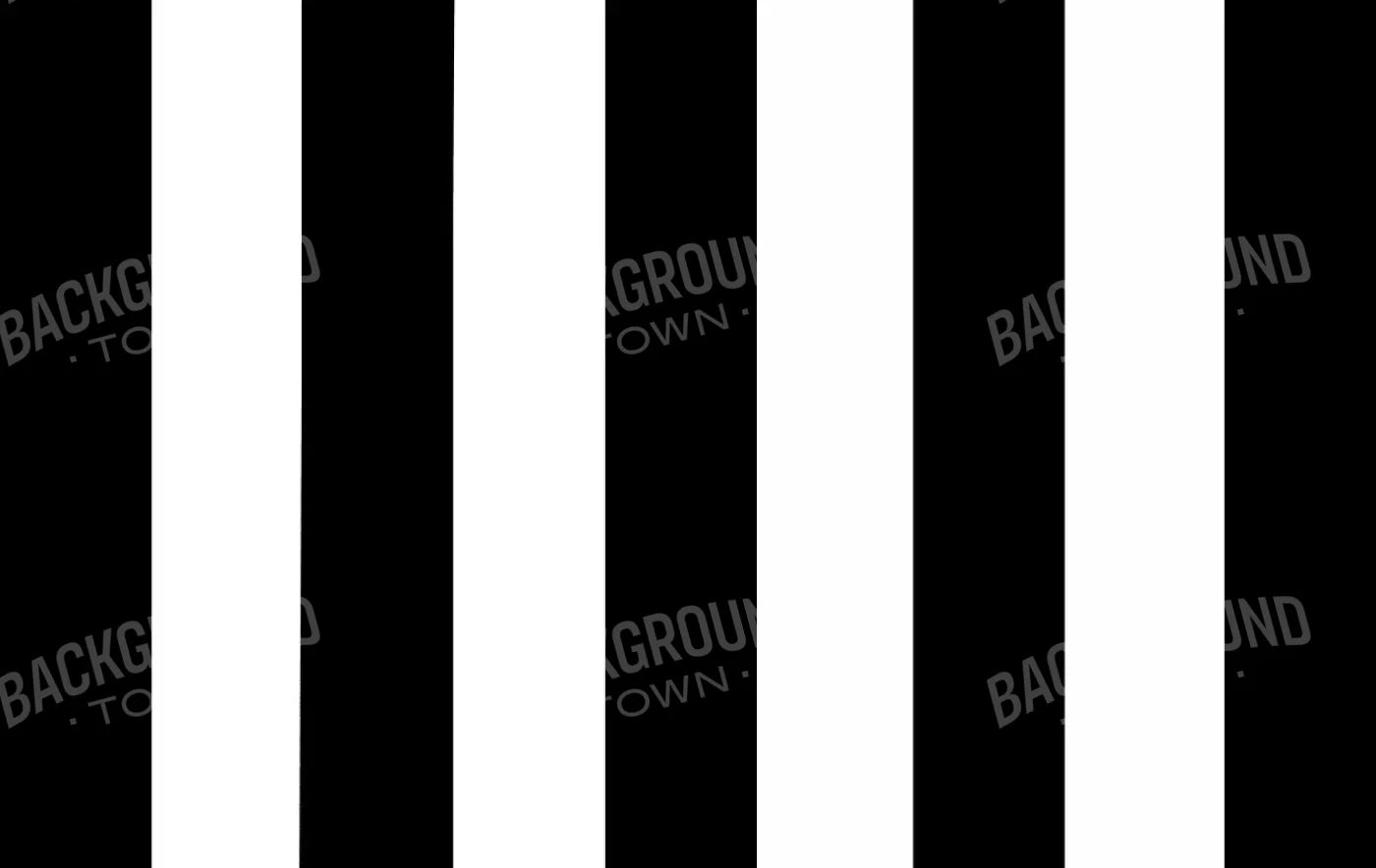 Stripes Bold Black 16X10 Ultracloth ( 192 X 120 Inch ) Backdrop