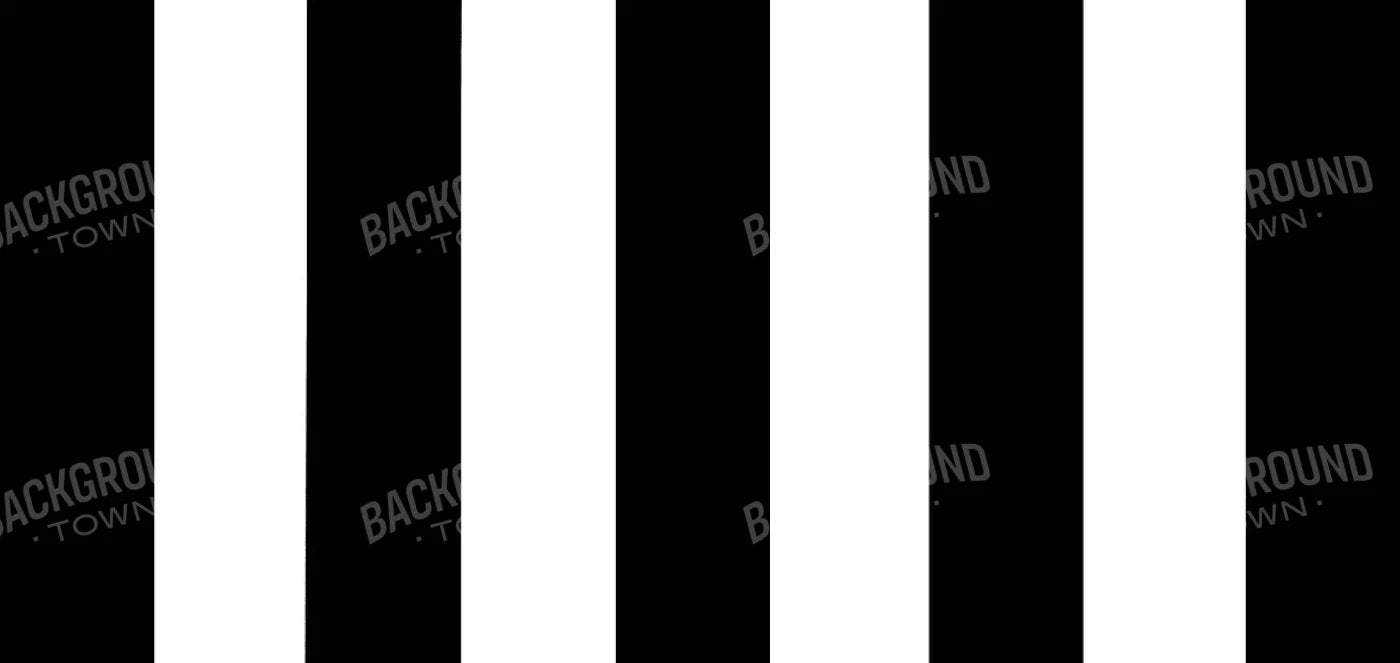 Stripes Bold Black 16X8 Ultracloth ( 192 X 96 Inch ) Backdrop