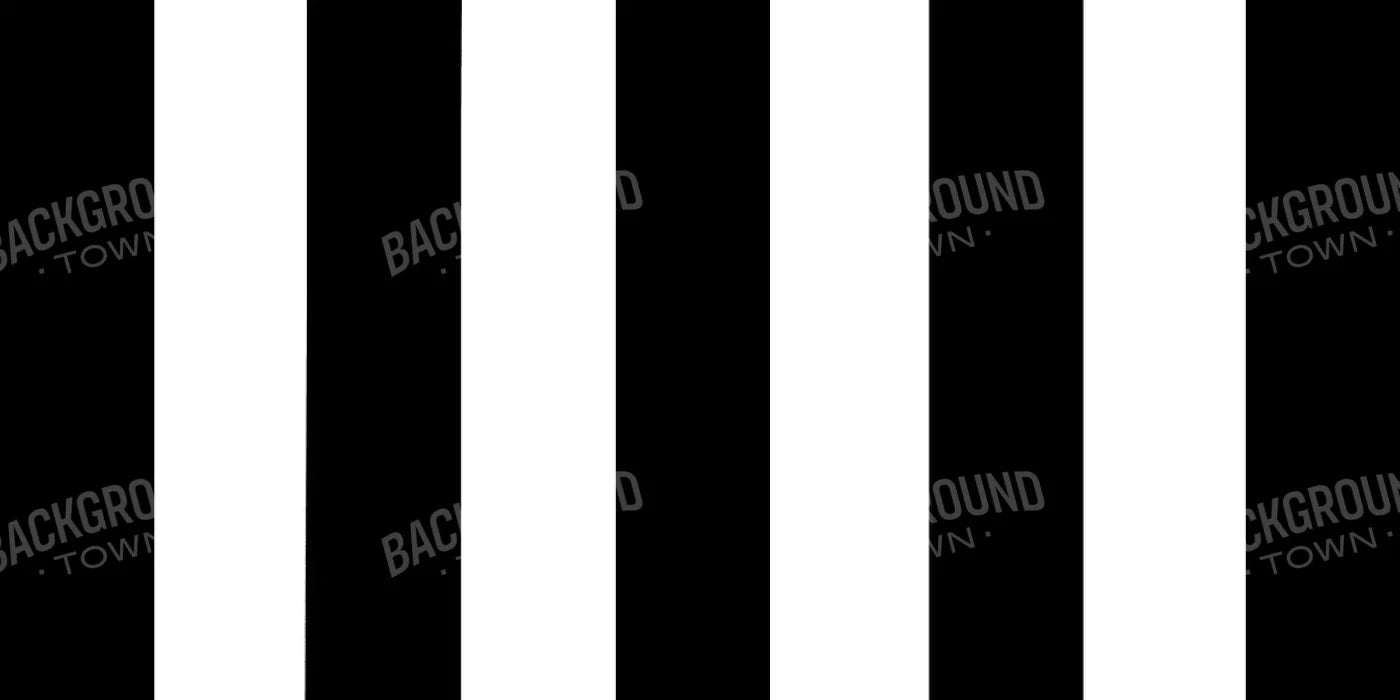 Stripes Bold Black 20X10 Ultracloth ( 240 X 120 Inch ) Backdrop