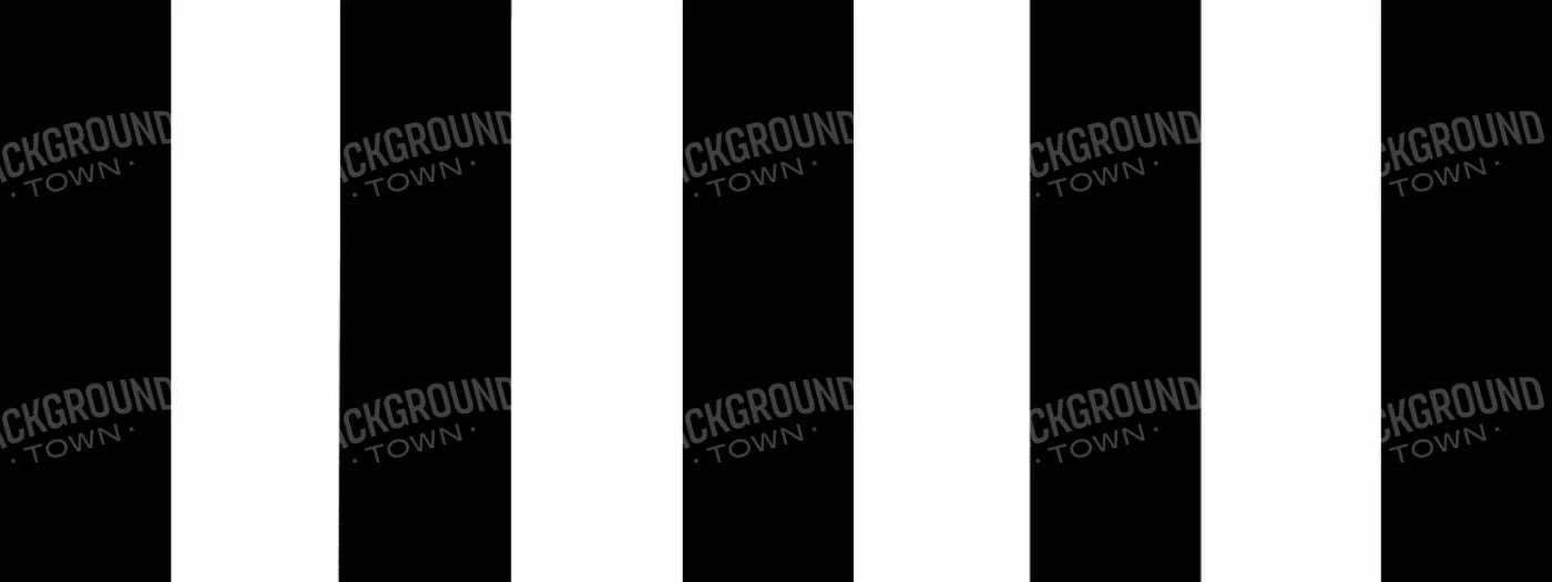 Stripes Bold Black 20X8 Ultracloth ( 240 X 96 Inch ) Backdrop