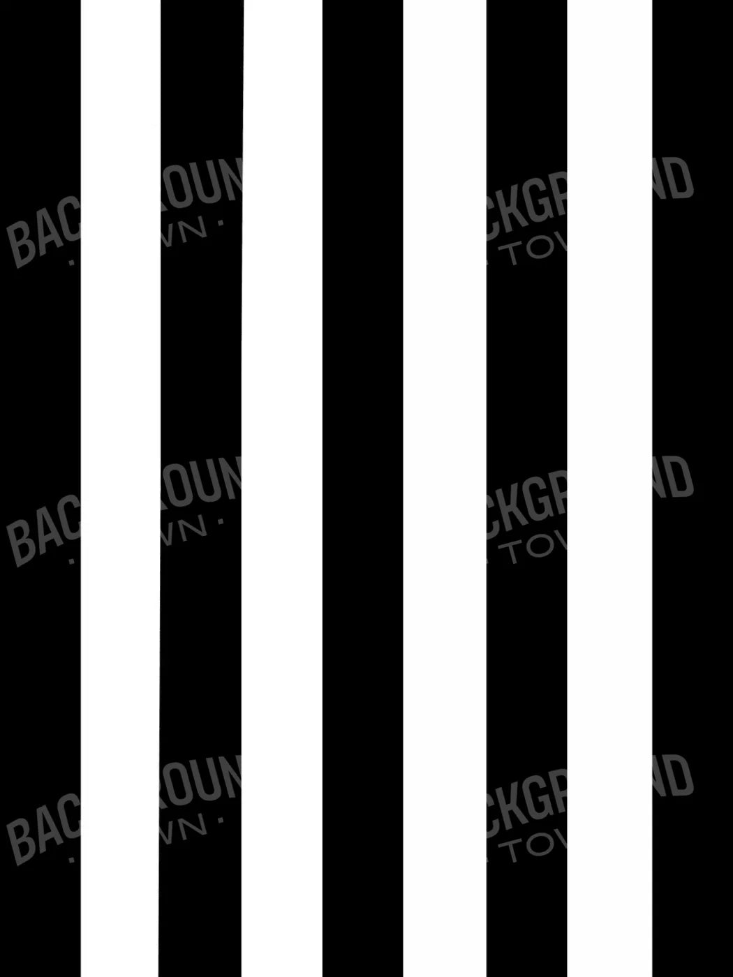 Stripes Bold Black 5X68 Fleece ( 60 X 80 Inch ) Backdrop