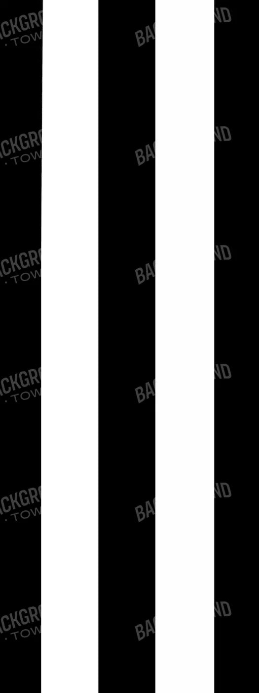 Stripes Bold Black 8X20 Ultracloth ( 96 X 240 Inch ) Backdrop