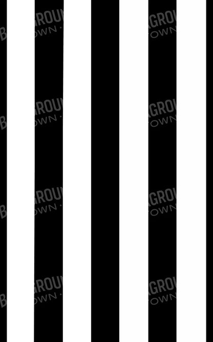 Stripes Bold Black 9X14 Ultracloth ( 108 X 168 Inch ) Backdrop