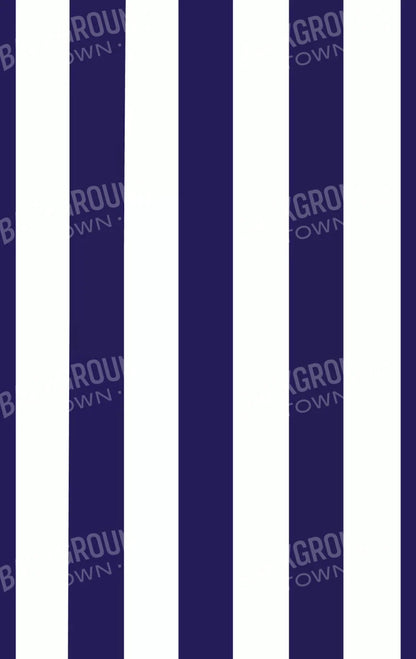 Stripes Bold Navy 10X16 Ultracloth ( 120 X 192 Inch ) Backdrop