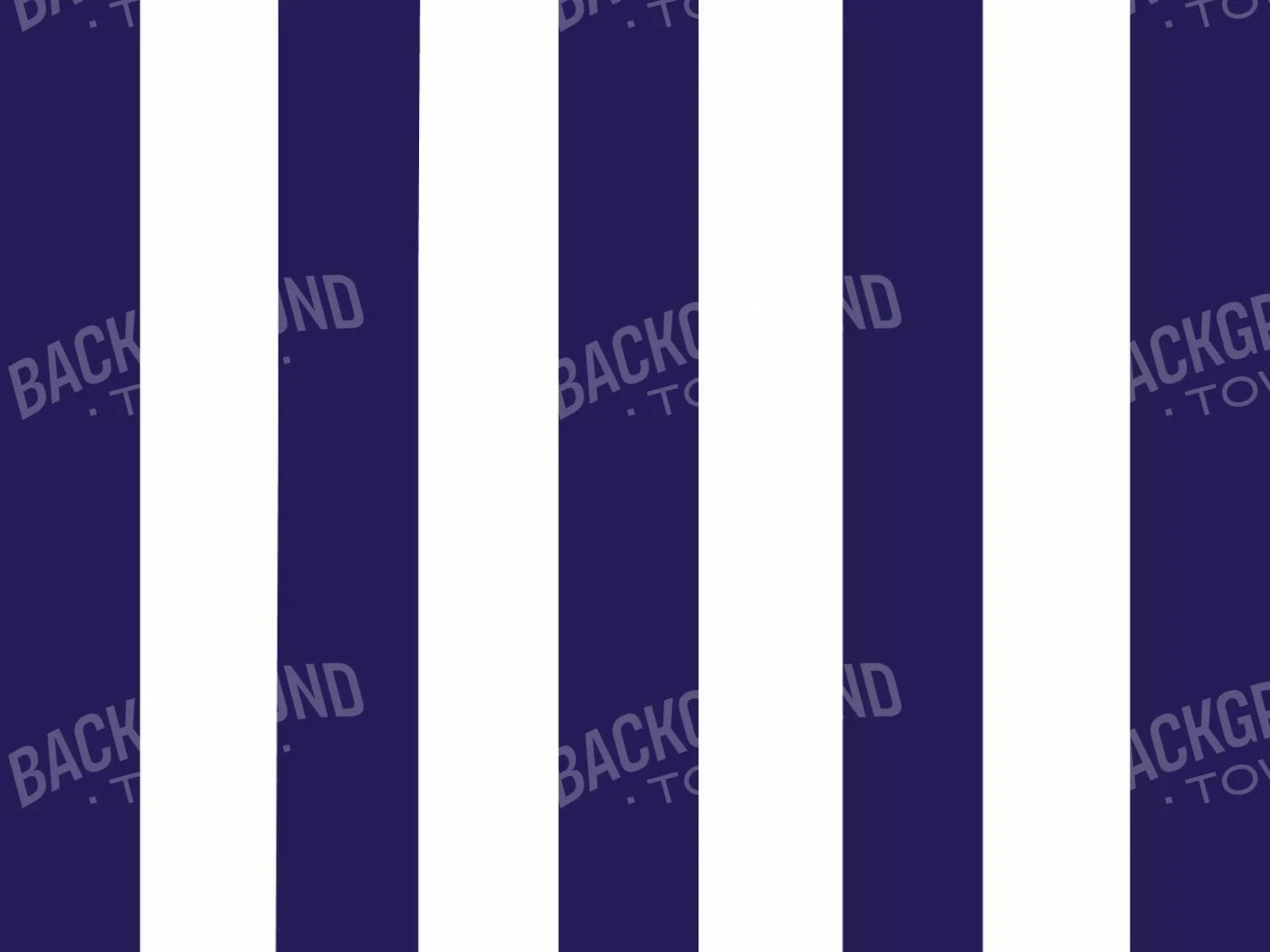 Stripes Bold Navy 10X8 Fleece ( 120 X 96 Inch ) Backdrop