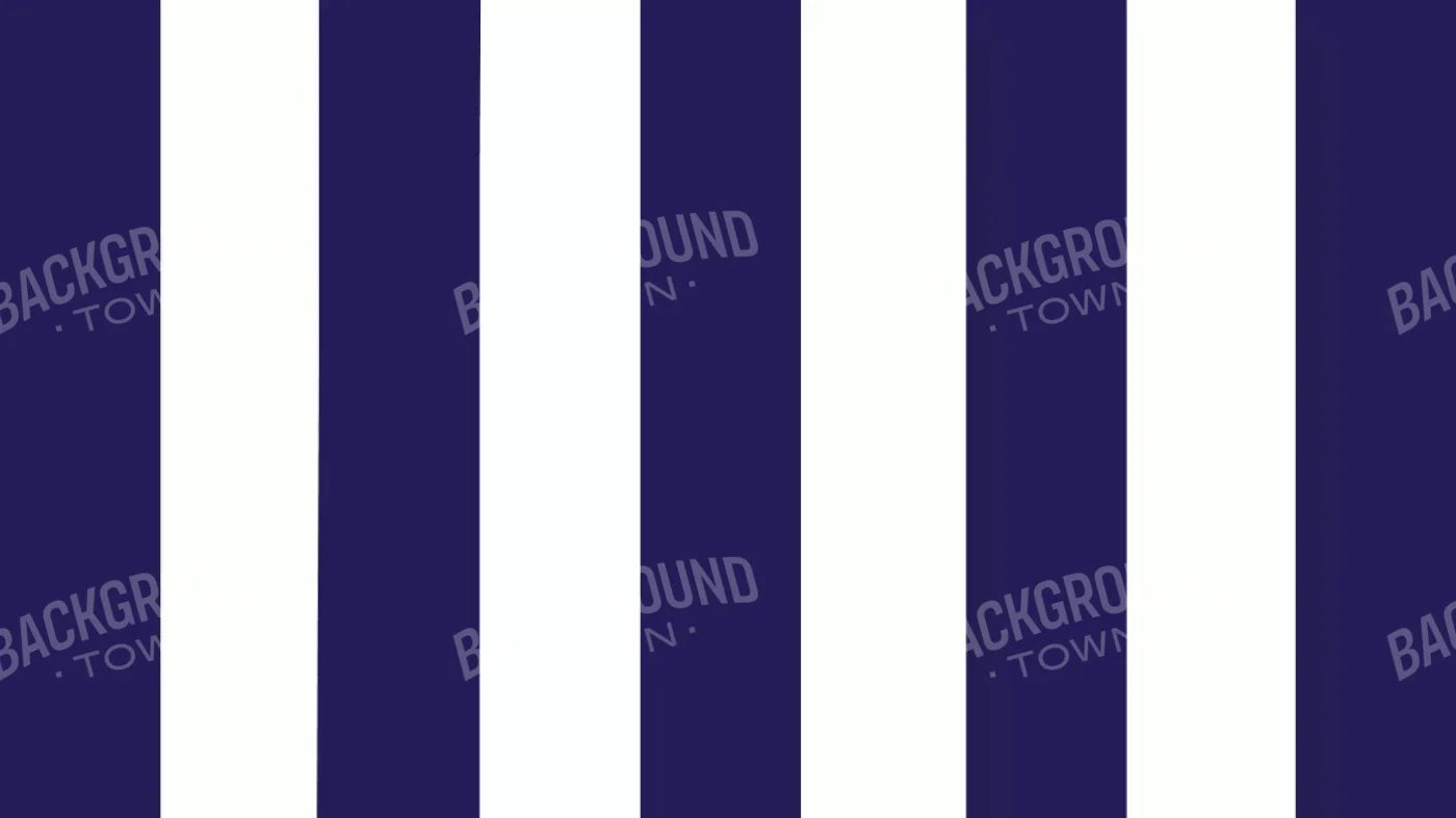 Stripes Bold Navy 14X8 Ultracloth ( 168 X 96 Inch ) Backdrop
