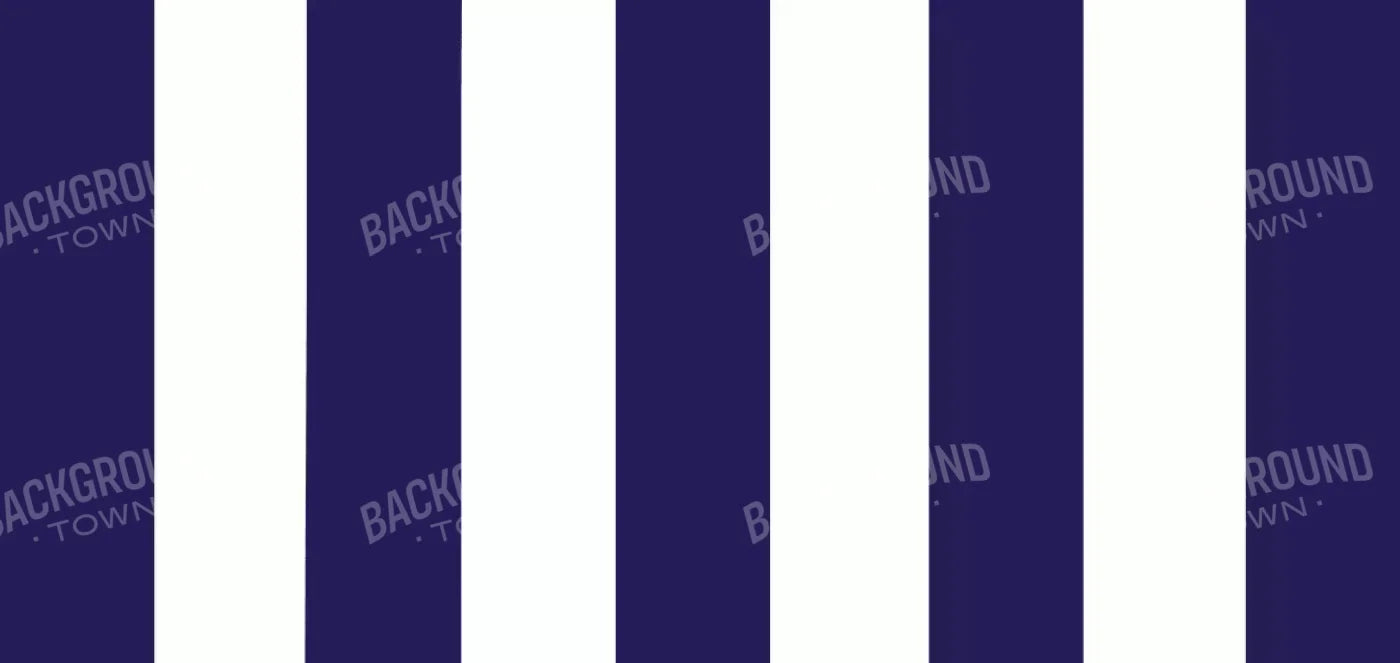 Stripes Bold Navy 16X8 Ultracloth ( 192 X 96 Inch ) Backdrop