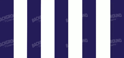 Stripes Bold Navy 16X8 Ultracloth ( 192 X 96 Inch ) Backdrop