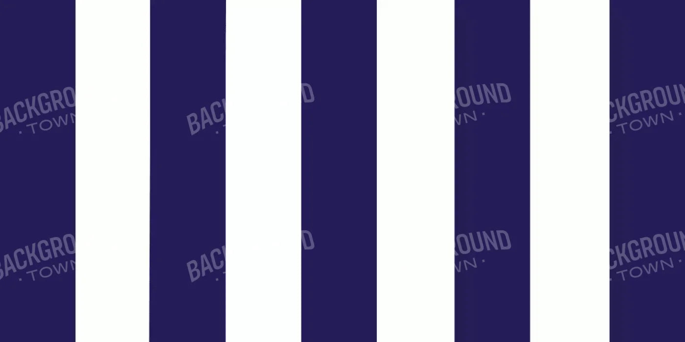 Stripes Bold Navy 20X10 Ultracloth ( 240 X 120 Inch ) Backdrop