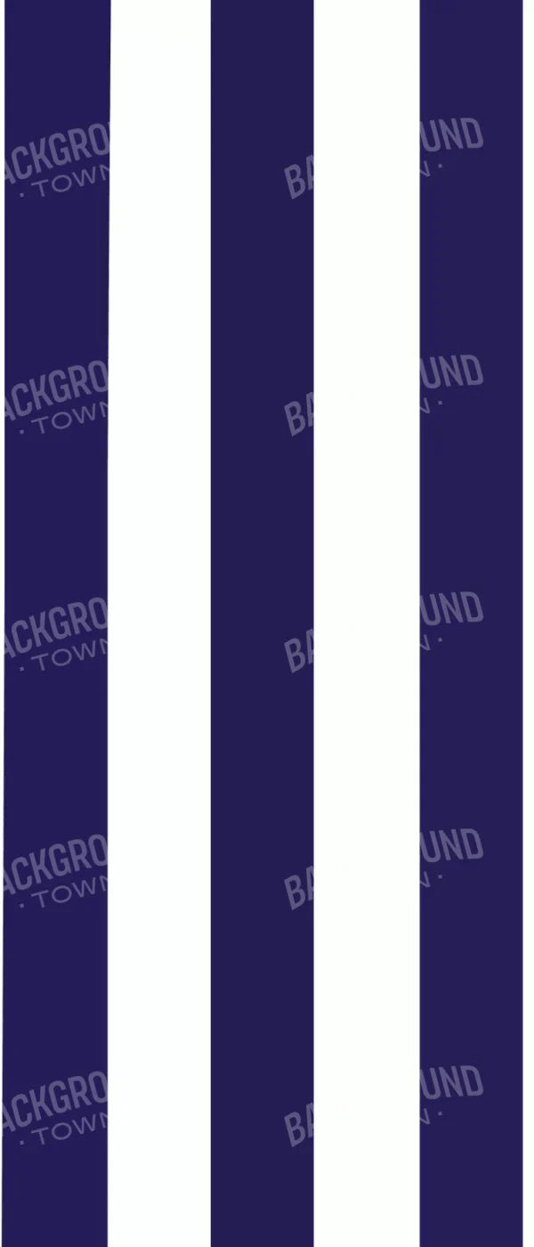 Stripes Bold Navy 5X12 Ultracloth For Westcott X-Drop ( 60 X 144 Inch ) Backdrop