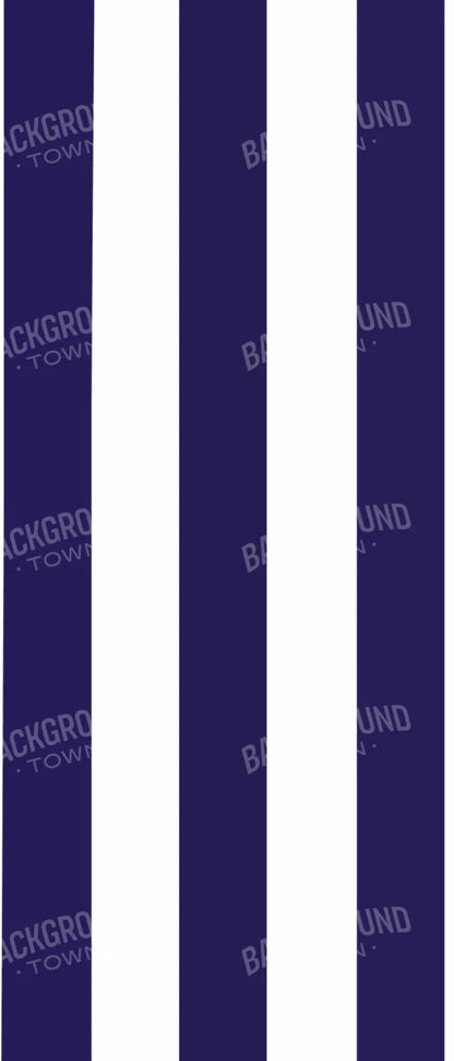 Stripes Bold Navy 5X12 Ultracloth For Westcott X-Drop ( 60 X 144 Inch ) Backdrop
