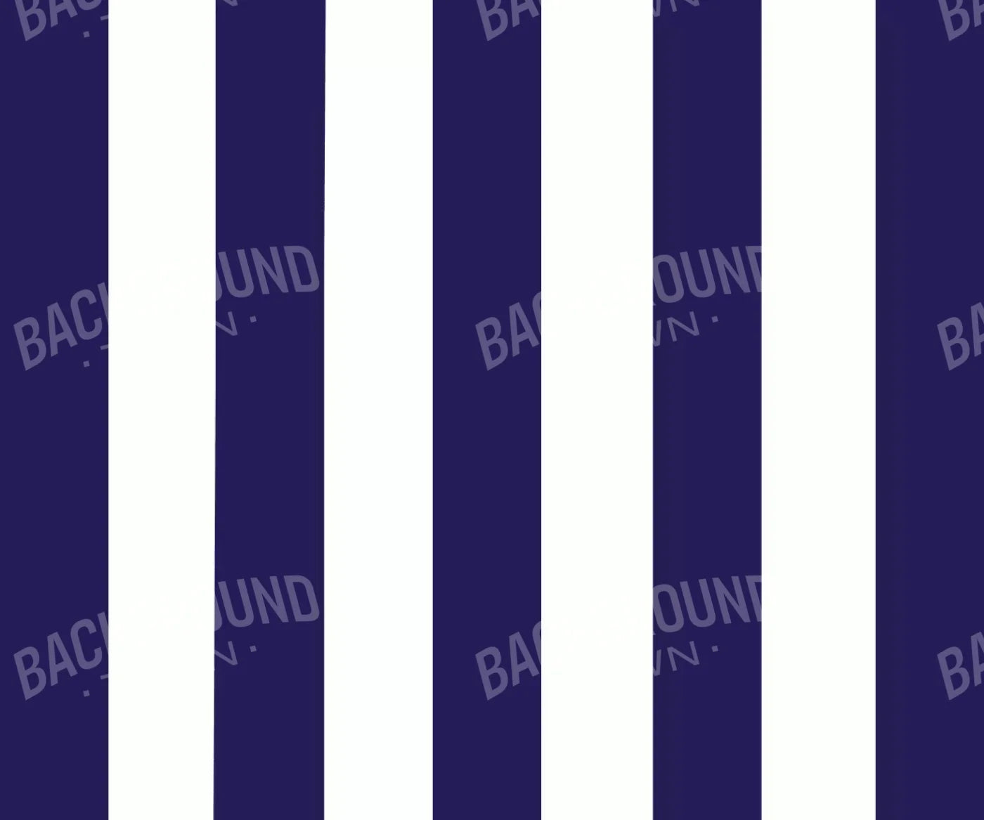 Stripes Bold Navy 5X42 Fleece ( 60 X 50 Inch ) Backdrop