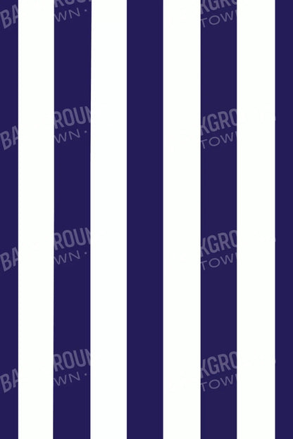 Stripes Bold Navy 5X8 Ultracloth ( 60 X 96 Inch ) Backdrop